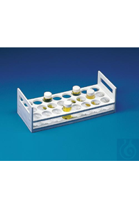 Bel-Art Scintillatie Vial Rek; Voor 25-30mm Vials, 24 Plaatsen Bel-Art...